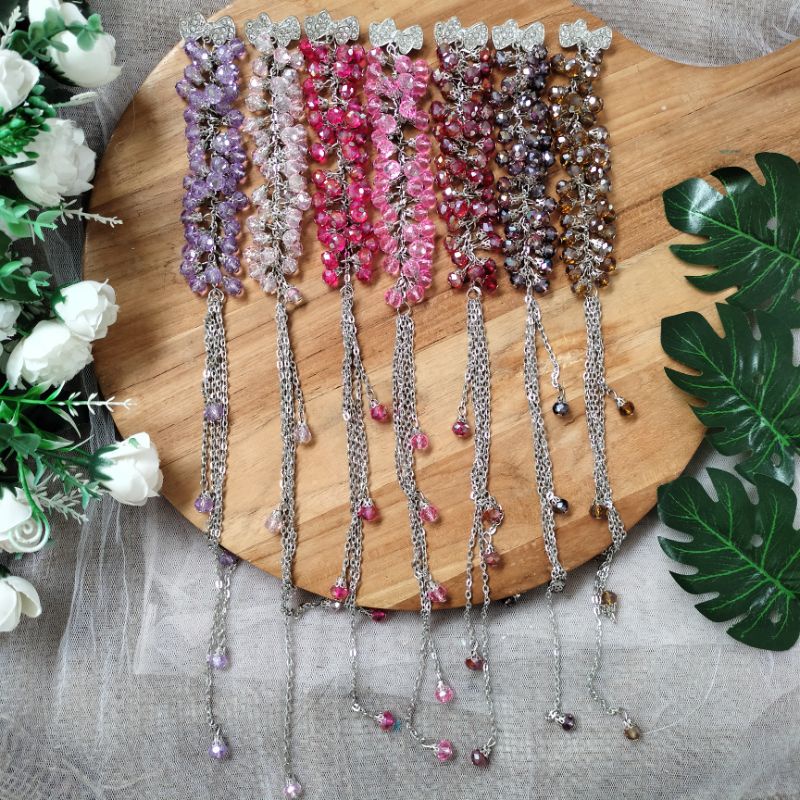 Syaira brooch / bros dagu juntai panjang-2