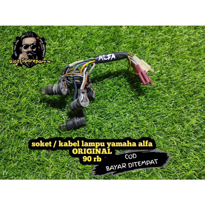 soket socket kabel lampu speedometer spedometer spidometer yamaha alfa sigma