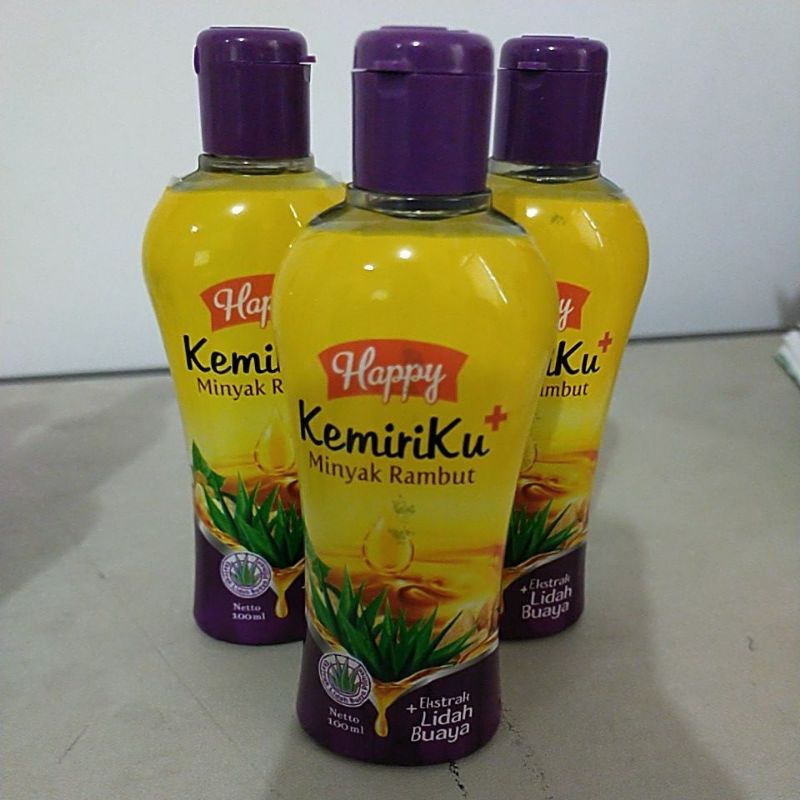 Happy kemiriku minyak rambut + lidah buaya
