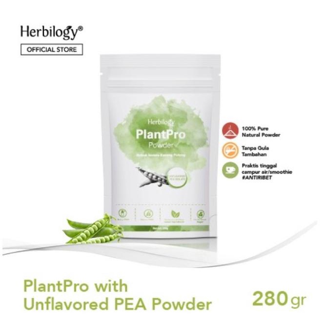 

Herbilogy PlantPro Powder Unflavored (Plant Protein) 280 gr