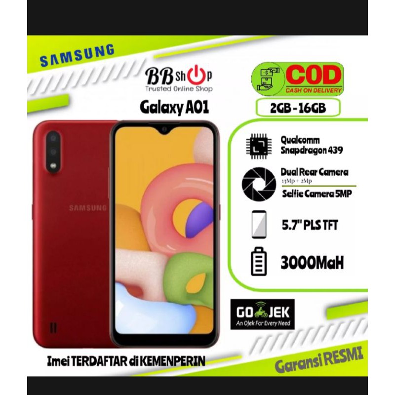 Samsung Galaxy A01 Ram 2GB/32GB