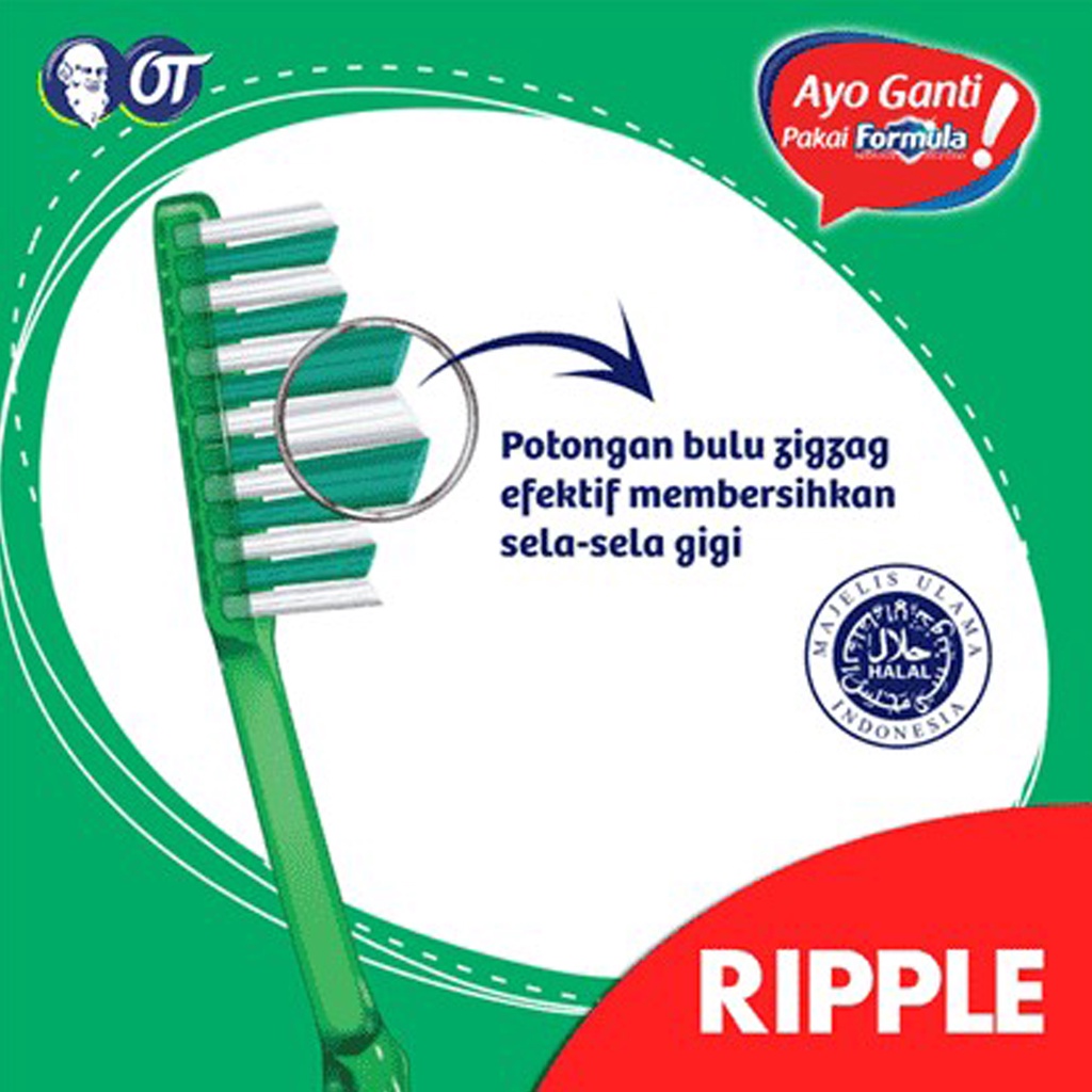 SIKAT GIGI FORMULA RIPPLE SOFT TOOTHBRUSH