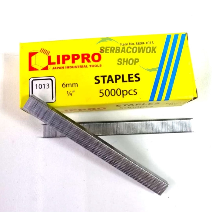 

Lippro Isi Staples Tembak Jok 6 mm 5000 pcs Termurah Berkualitas