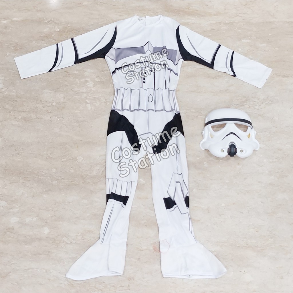 Kostum Star Wars Storm Trooper / Costume Prajurit Star Wars Disney anak laki