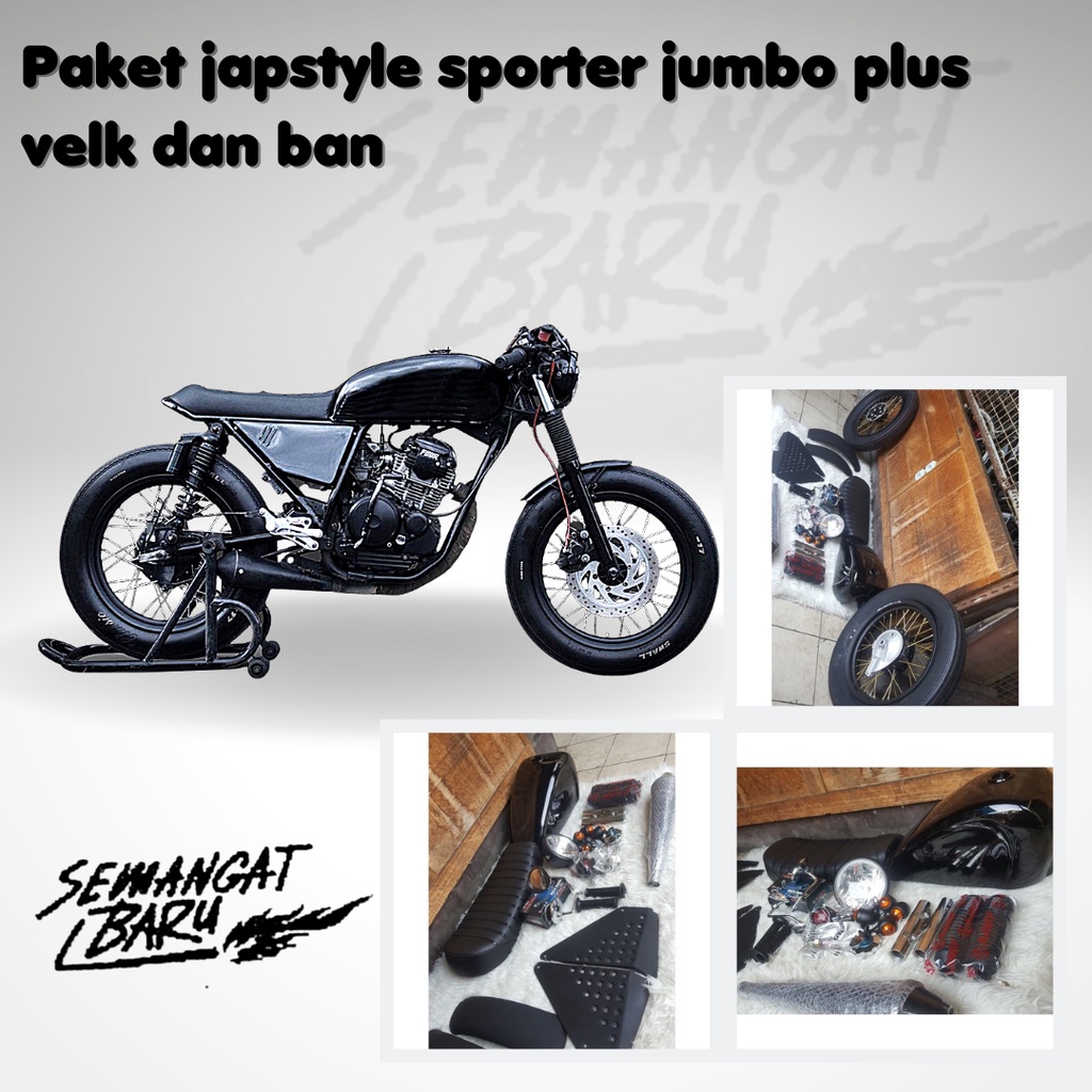 Paket japstyle sporter jumbo plus ban 400 450
