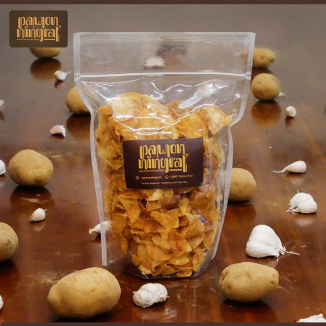 

Keripik Kentang Original (Kering Kentang Asin) 250 gram dan 100 gram - Tanpa Pengawet