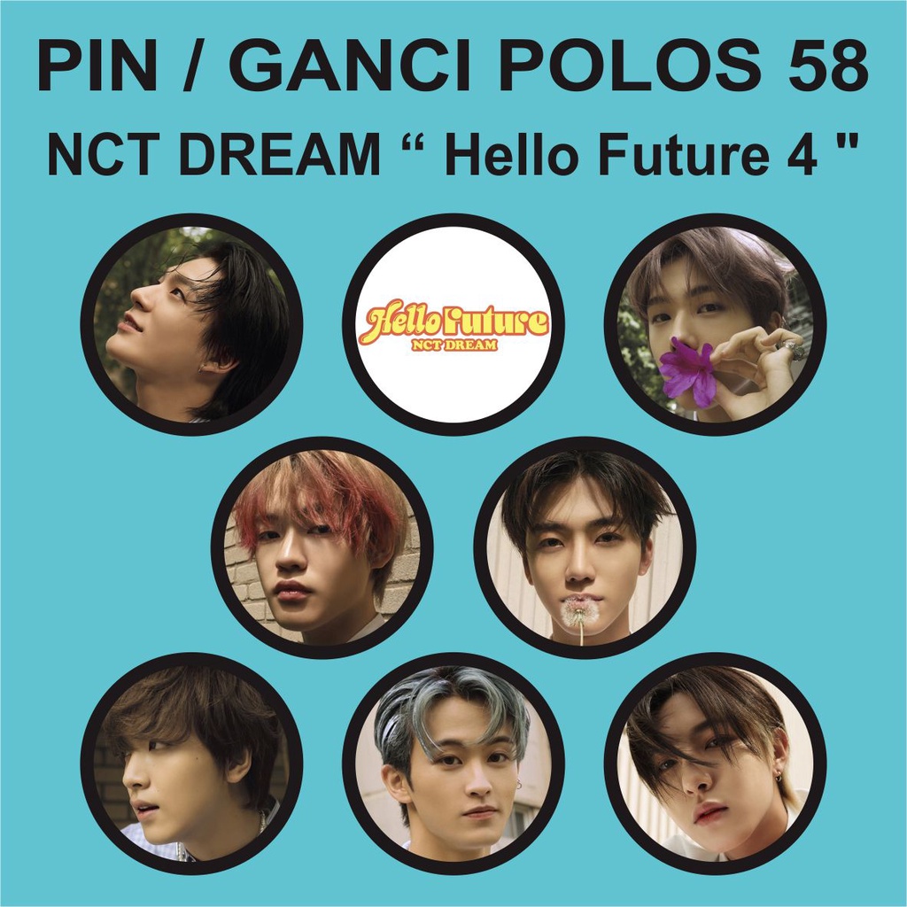 PIN / GANTUNGAN KUNCI POLOS 58 MM - NCT DREAM Hello Future 4 - 5 - Merchandise KPOP Murah