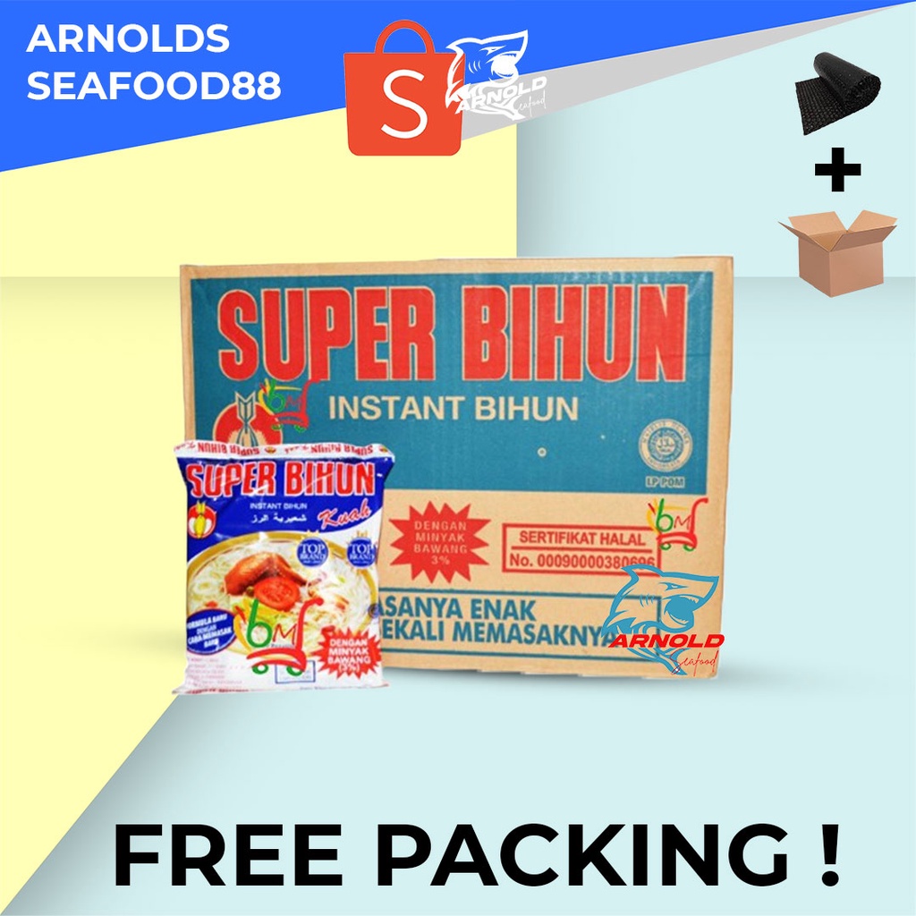 

Super Bihun Instant Kuah 51 gr - Per Dus Isi 30 Bungkus - LEBIH MURAH