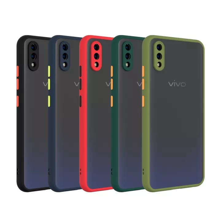 Casing Vivo Y91 Y93 Y95 Dove Matte Transparan Slim Fuze Macaron Case y91 / y93 / y95
