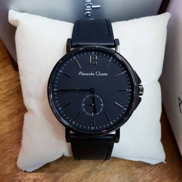 Ac8458 original full black jamtangan wanita