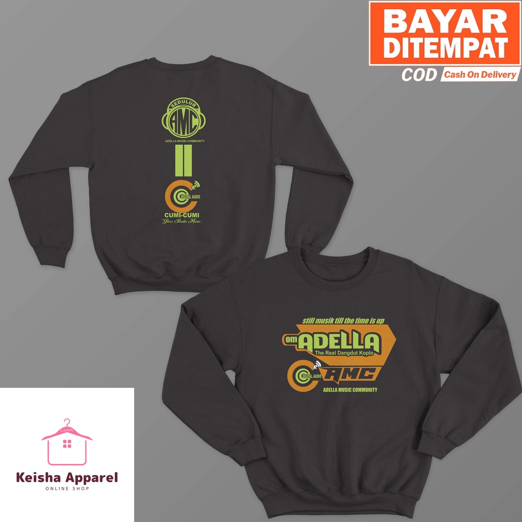 JAKET SWEATER SOUND SYSTEM OM ADELLA AMC SWEATER SOUND PRIA WANITA