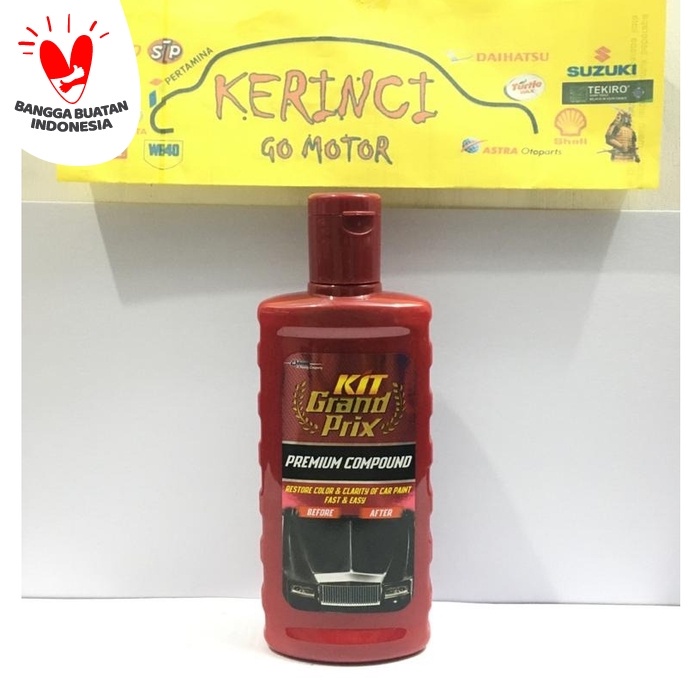 KIT GRAND PRIX PREMIUM COMPOUND - PENGHILANG GORESAN MOBIL KIT 275ml