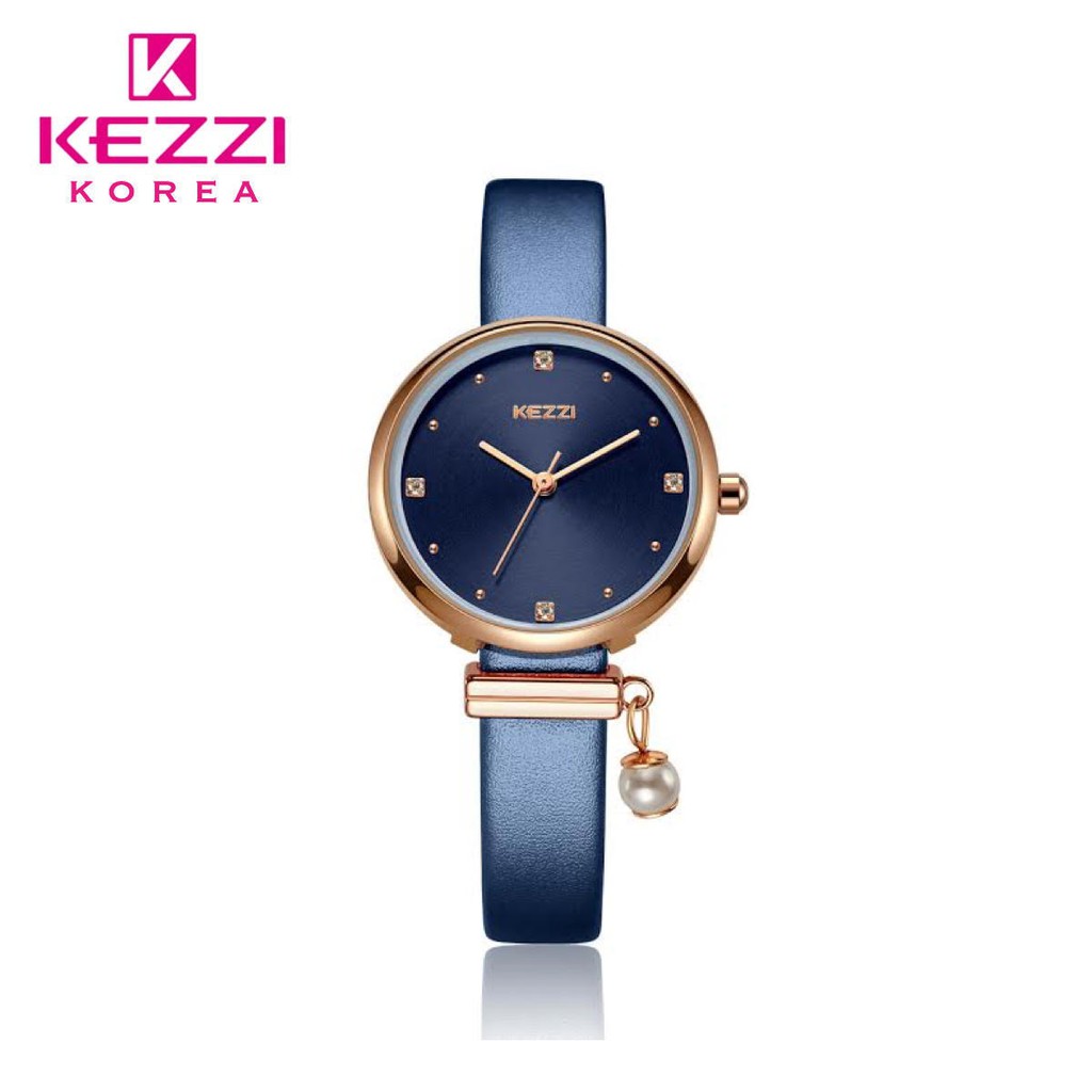 Kezzi Korea 1893 Biru - Jam Tangan Fashion Wanita - Model Analog