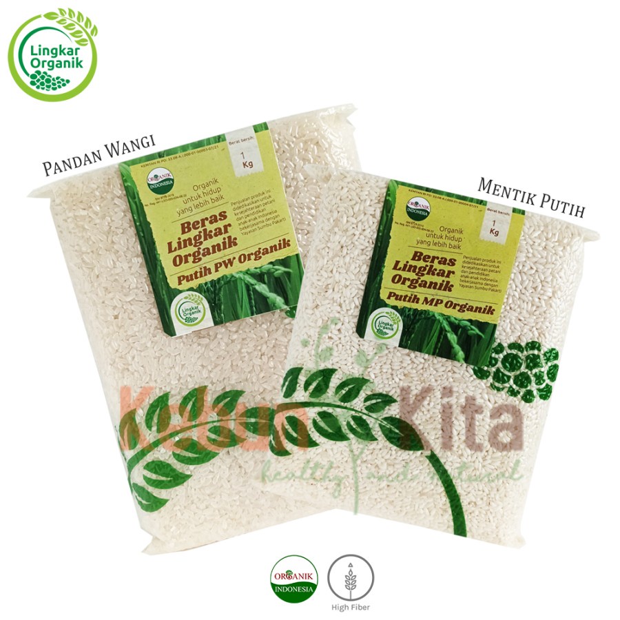 

Lingkar Organik Beras Putih Organik 2 Kg
