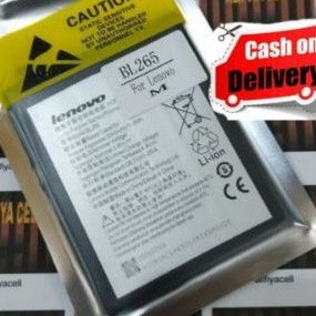BATRE BATREI BATERAI MOTOROLA MOTO M LENOVO BL265 ORIGINAL