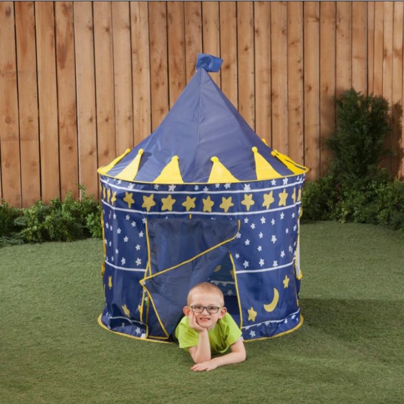 Tenda Bermain Anak Model Castle Kids Portable Tent Material Polyester