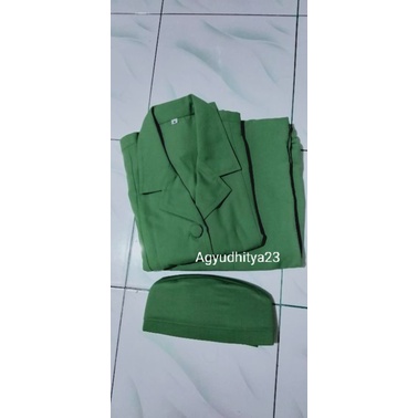 Baju Set PSH /PSK Persit Muslim Bahan Sritex Pusat