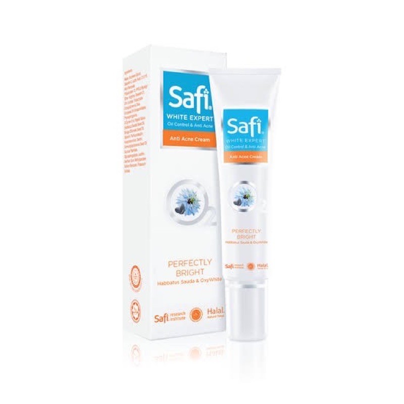 ie -- safi white expert oil control &amp; anti acne cream -- totol jerawat safi