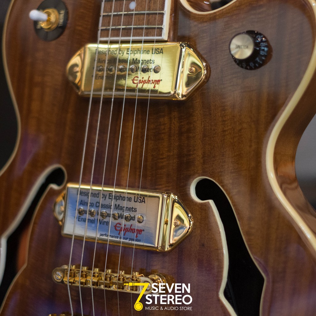 EPIPHONE Limited Edition Wildkat Koa Stoptail Hollowbody Electric Guitar