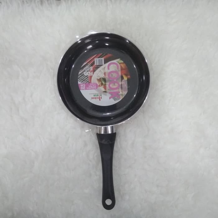 KH FP0620 FRYPAN TEFLON INDUKSI 20CM WAJAN ALUMINIUM WARNA PINK WAJAN PENGGORENGAN KUALI PANCI