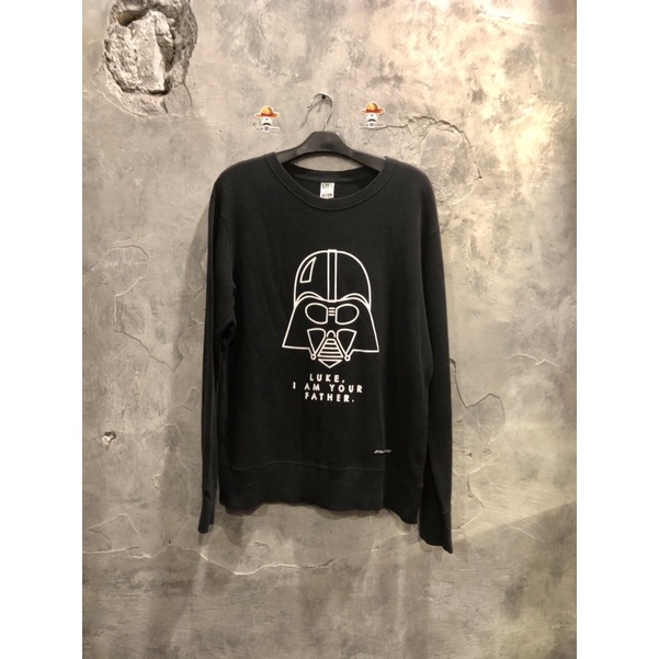 Jaket Sweater Crewneck STAR WARS Uniqlo second Original bekas