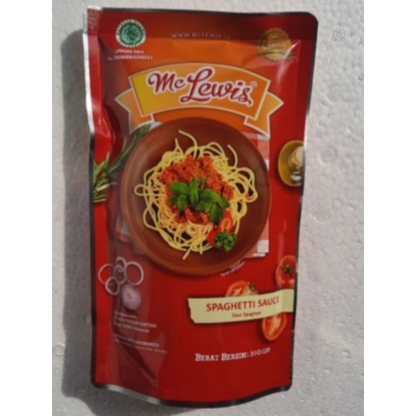 

Mc lewis sauce spaghetti bolognes 310gr