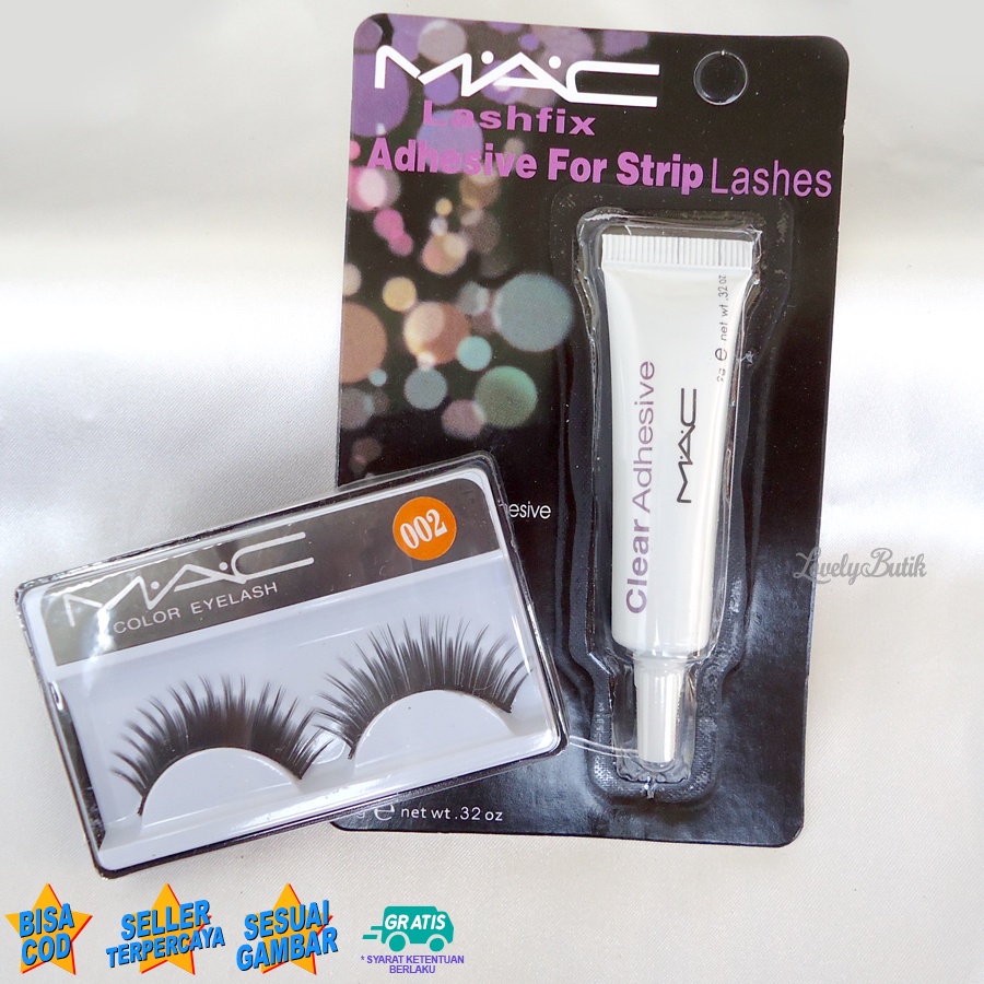 Bulu Mata Palsu Natural Eyelashes Lentik Tebal Panjang Bonus Lem Bulu Mata - Lovelybutik