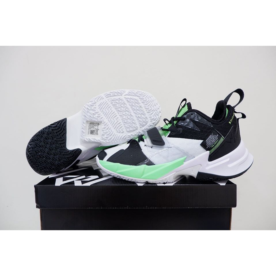 Sepatu Basket Air Jordan AJ Why Not Zero 3 Zer0.3 White Green