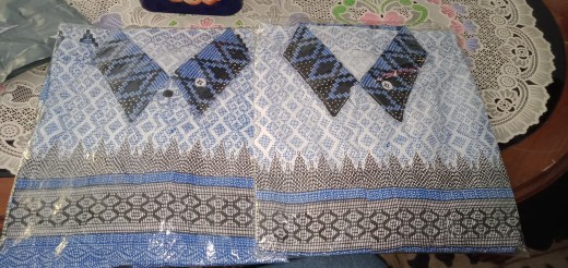 Kemeja Hem Batik Terviral Di Shopee Original No Kw Ready Seragam Harga Grosir