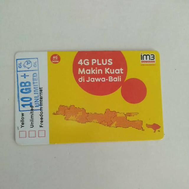 INDOSAT 10GB + UNLIMITED APPS