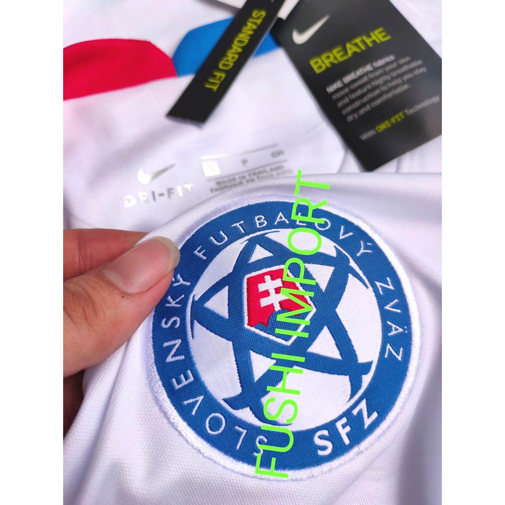 HQ JERSEY BOLA SLOVAKIA AWAY PUTIH EURO CUP 2021 GO HIGH QUALITY IMPORT