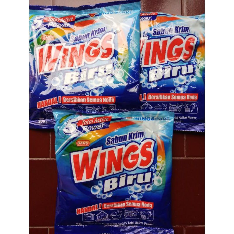 Sabun Colek / Krim Wings Biru WB900