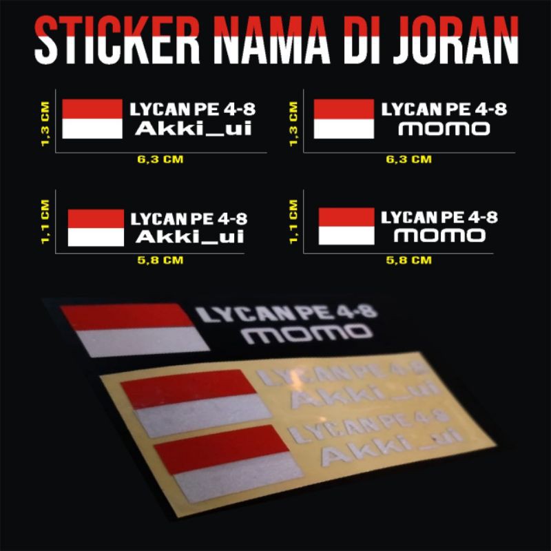 

Sticker Joran Stiker Nama