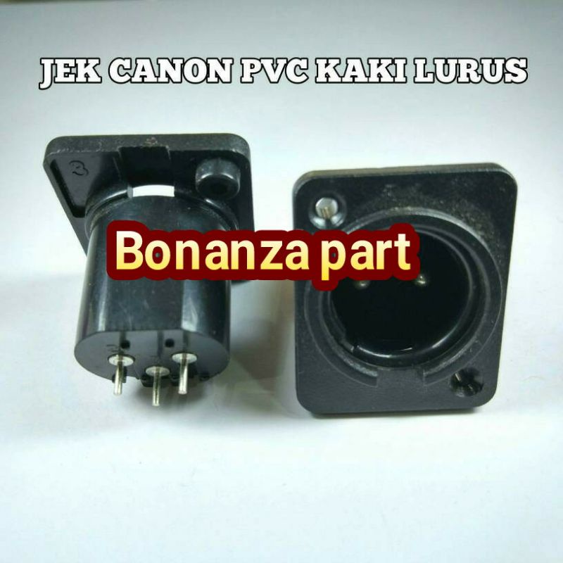 Jek canon xlr kaki lurus