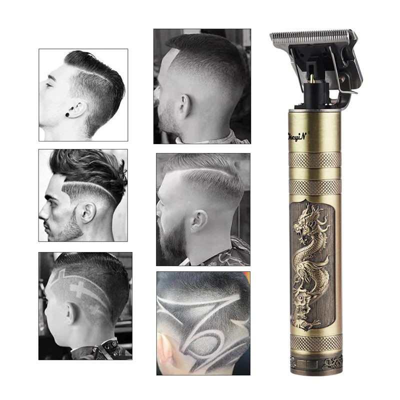 VIP Alat Cukur Elektrik Hair Clipper Ceramic Trimmer USB Rechargerable Model Vintage