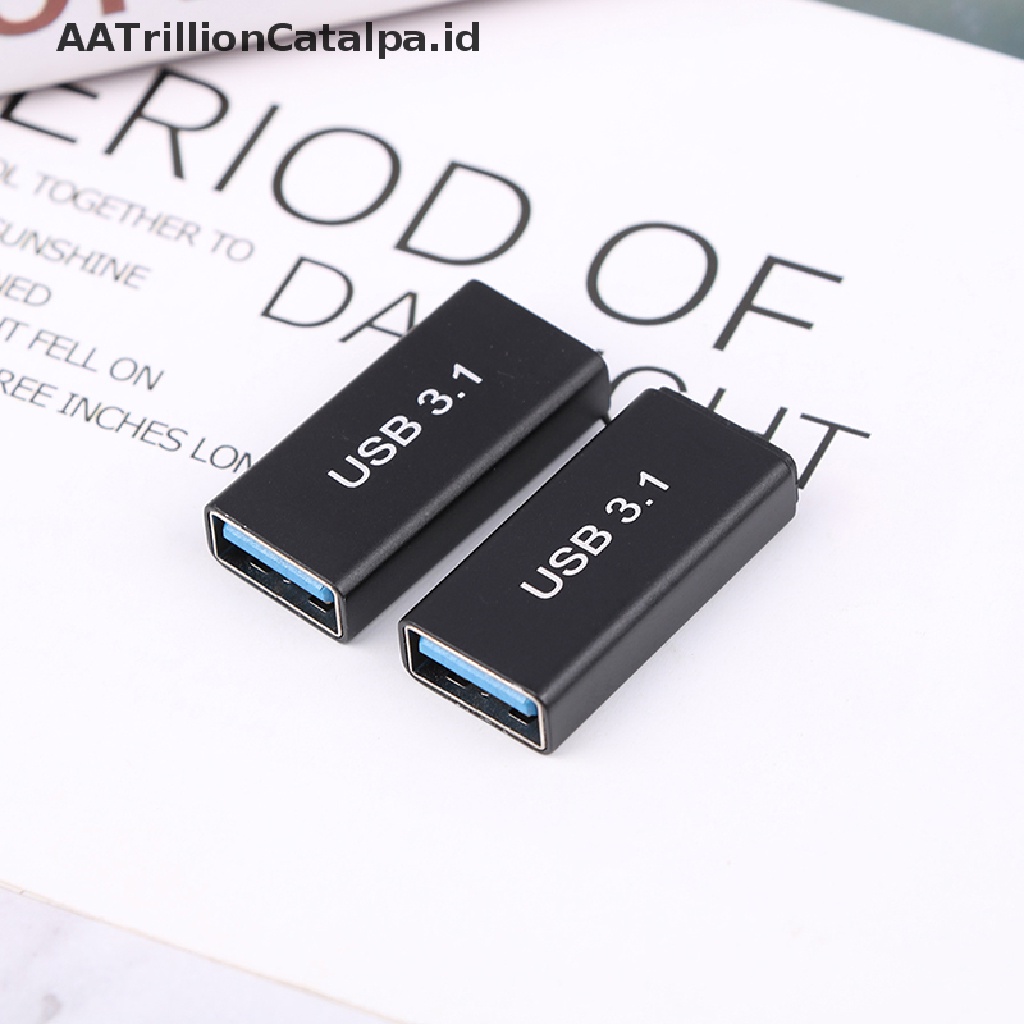 Aatrillioncatalpa Kabel data / Charger Usb 3.0 Ke Tipe-C 3.1 female Kecepatan Tinggi