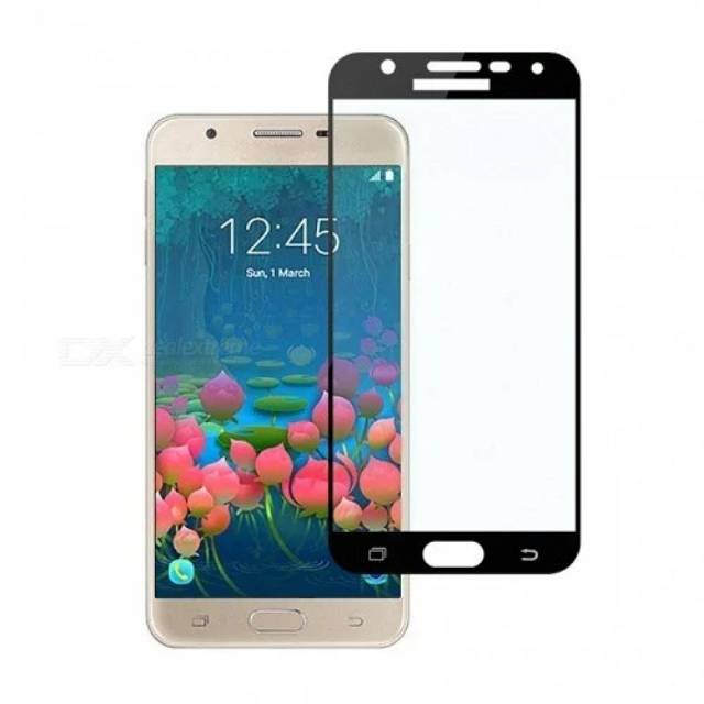 Tempered glass samsung j7 prime full cover