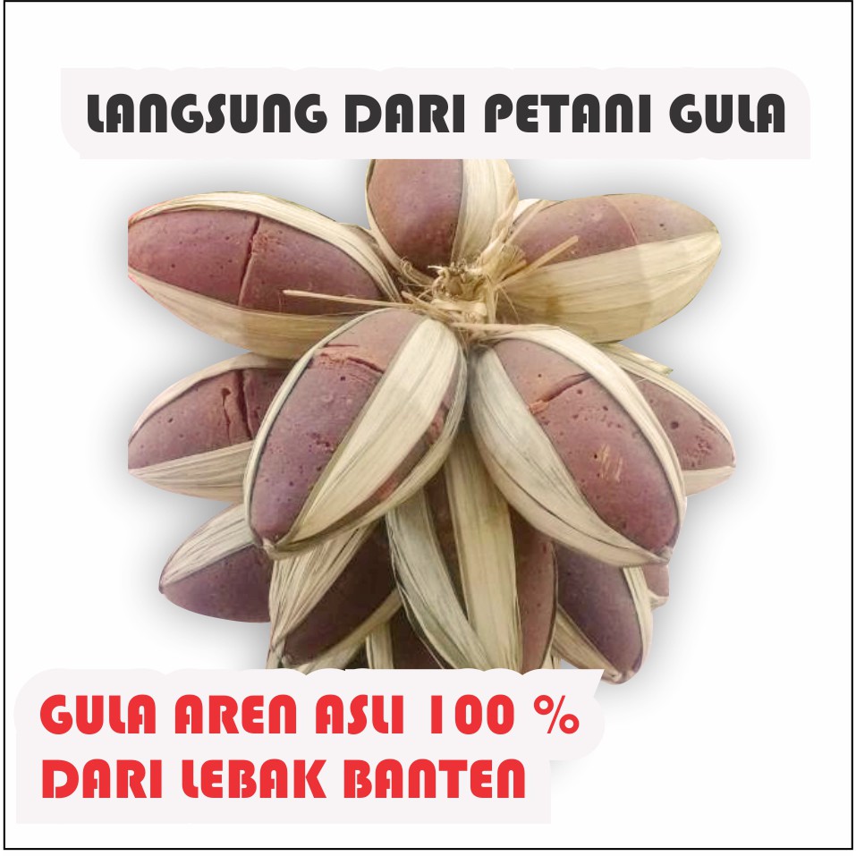 

GULA AREN MURNI ASLI 100 % DARI LEBAK BANTEN SEPASANG (1 HULU), BUKAN GULA JAWA