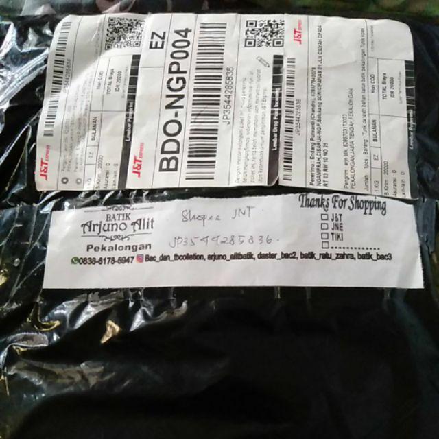 Tunik Kipas Mendung Bahan Katun Batik Pekalongan