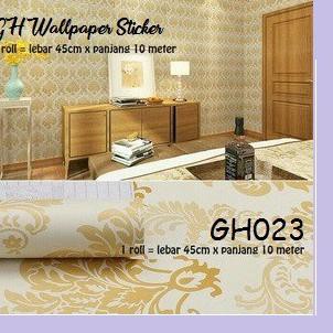 HARGA GROSIR✃ [COD] MURAH WALLPAPER DINDING STICKER BRICK WALPAPER STIKER DINDING GH023 BATIK KARAK