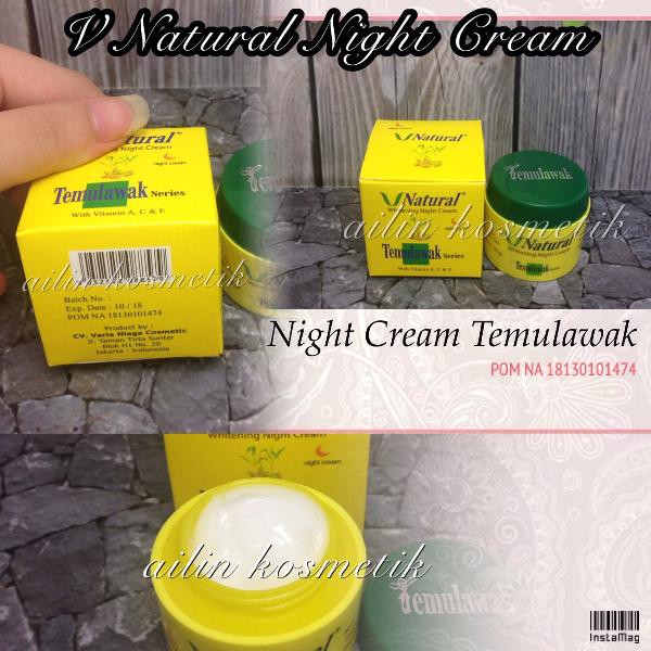 V Natural Whitening Night Cream