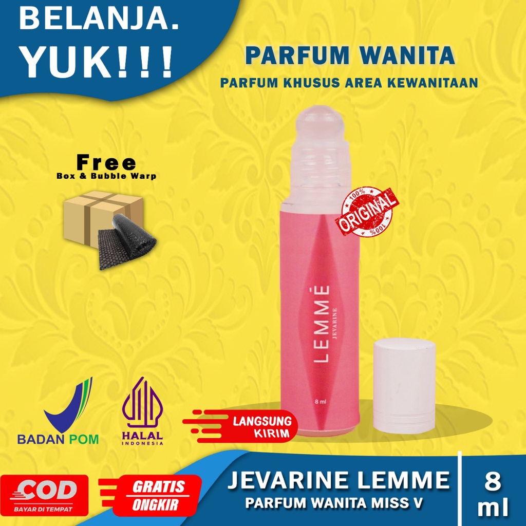 ( BONUS PARFUM) LEMME JAVARINE - Parfum Khusus Miss V Senjata Andalan Istri Buat Menggoda Suami -MISK PARFUME ROLL ON