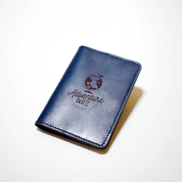 Dompet passport kulit asli bergaransi cover passport free custom grafir nama