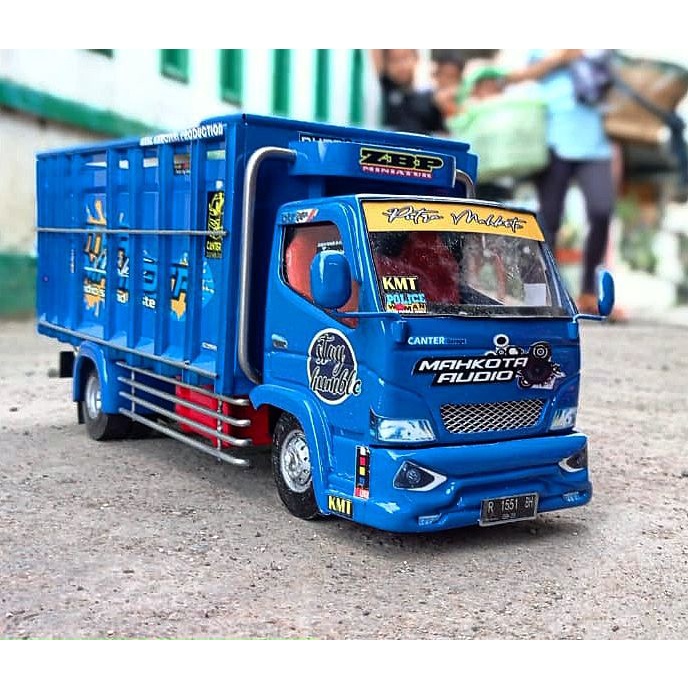 Miniatur truk oleng kayu asli jumbo Wahyu abadi HM cabe Sekar taro tawakal anti gosip ff doremon