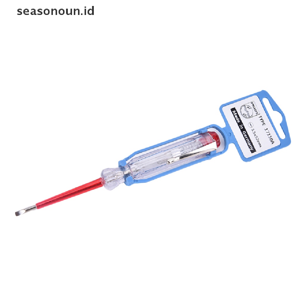 (seasonoun) Obeng Tes Pen Deteksi Tegangan Listrik 250V