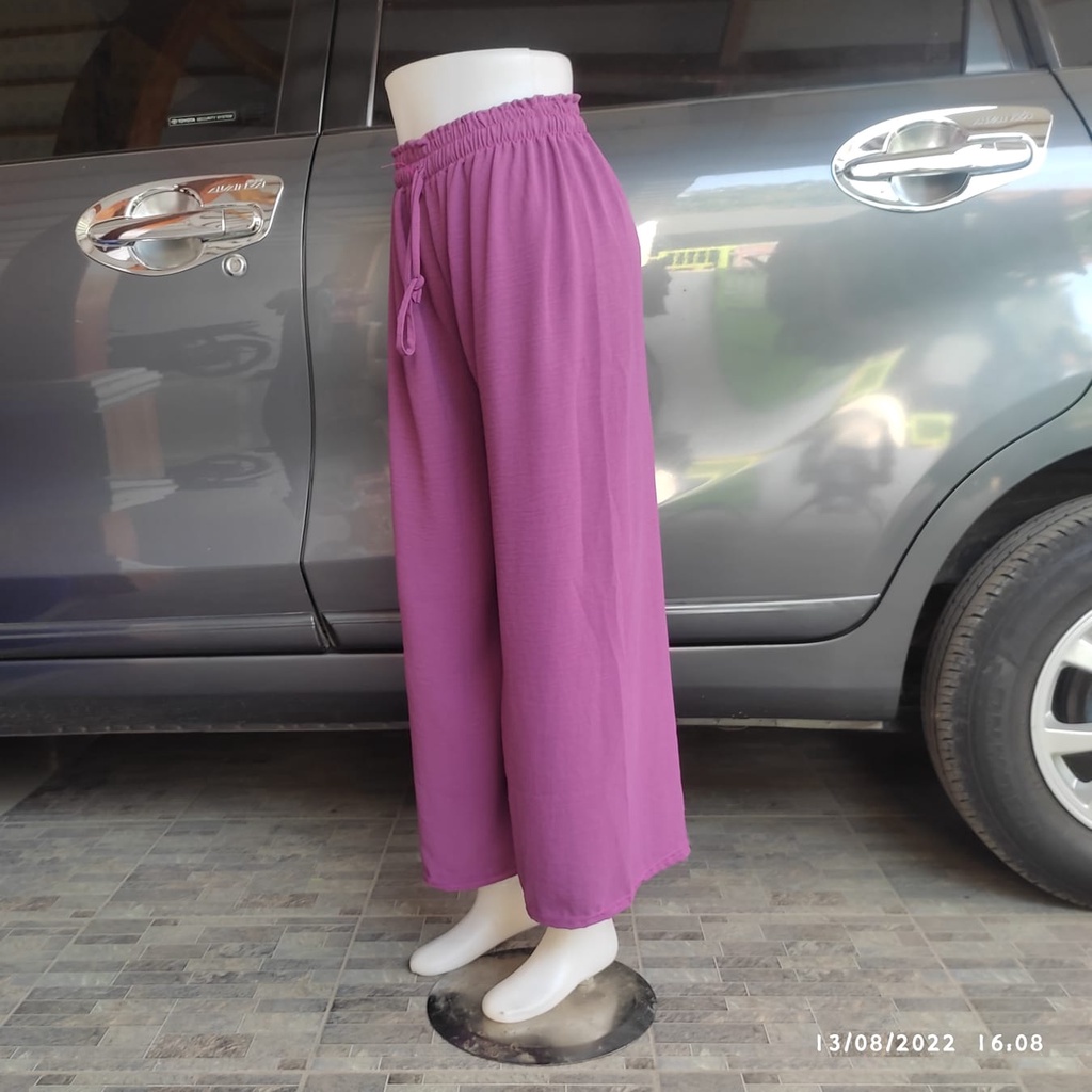 celana krinkel kulot panjang wanita casual airflow premium celana panjang casual XXL