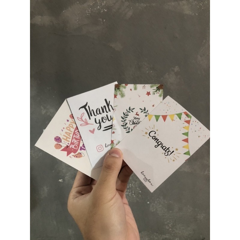 

Sticker / Sticker Ucapan / Label Happy Birthday Thank You Merry Christmas Congrats