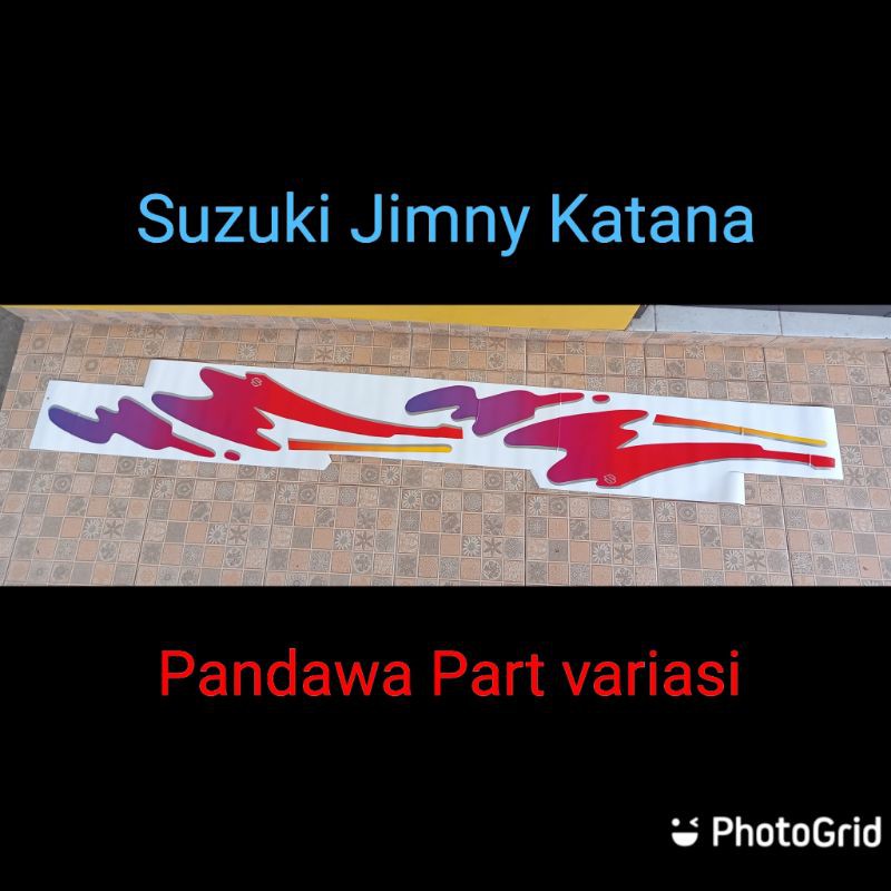 Jual sticker Lis body samping Suzuki Jimny katana | Shopee Indonesia