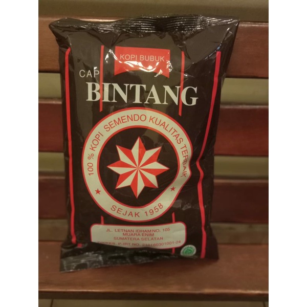 

KOPI BUBUK CAP BINTANG SEMENDO KHAS MUARA ENIM SUMSEL BERAT 250 GR