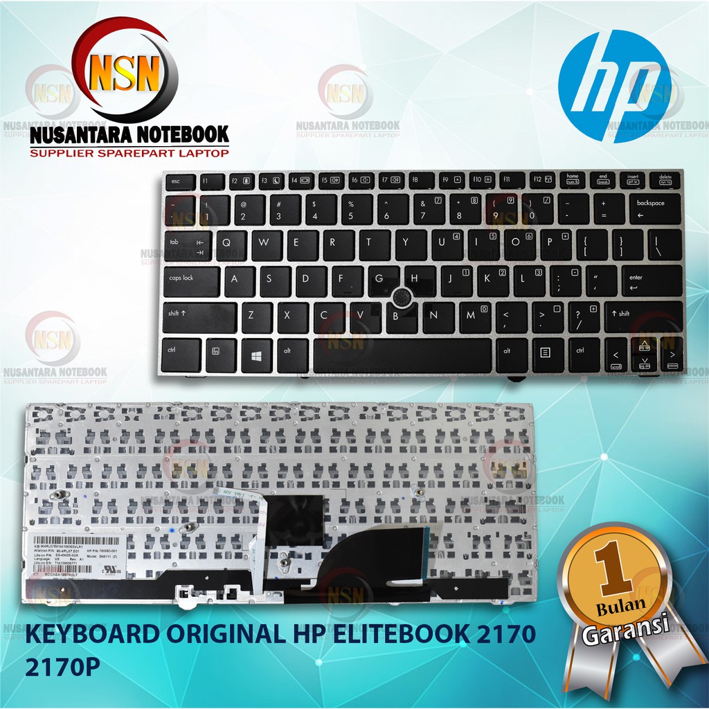 Keyboard Original HP Elitebook 2170 2170P